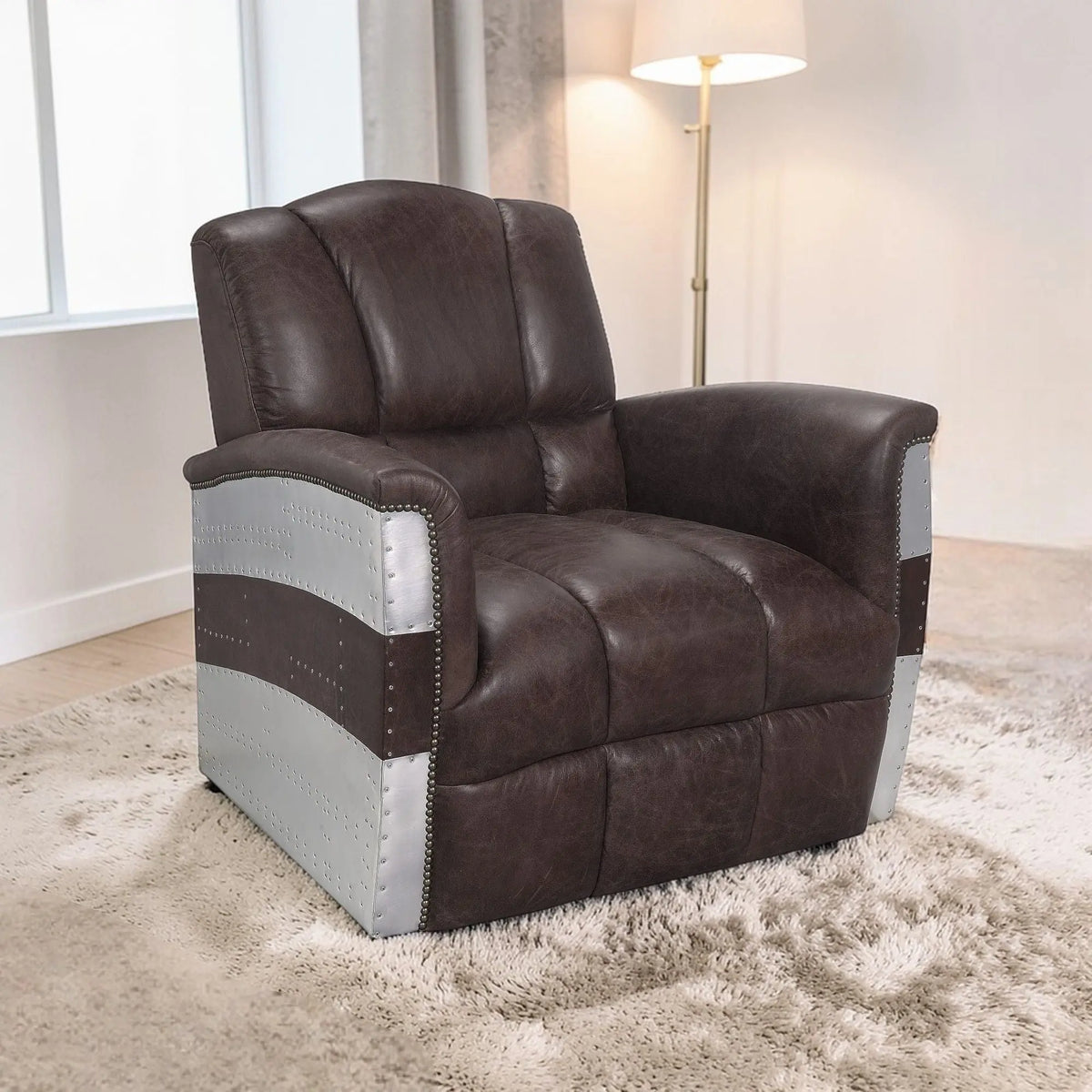 Brancaster - Accent Chair - Brown Acme