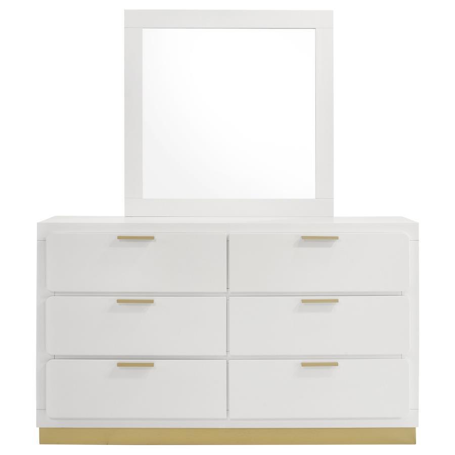 Caraway - 6-Drawer Bedroom Dresser With Mirror Coaster Fine Furniture