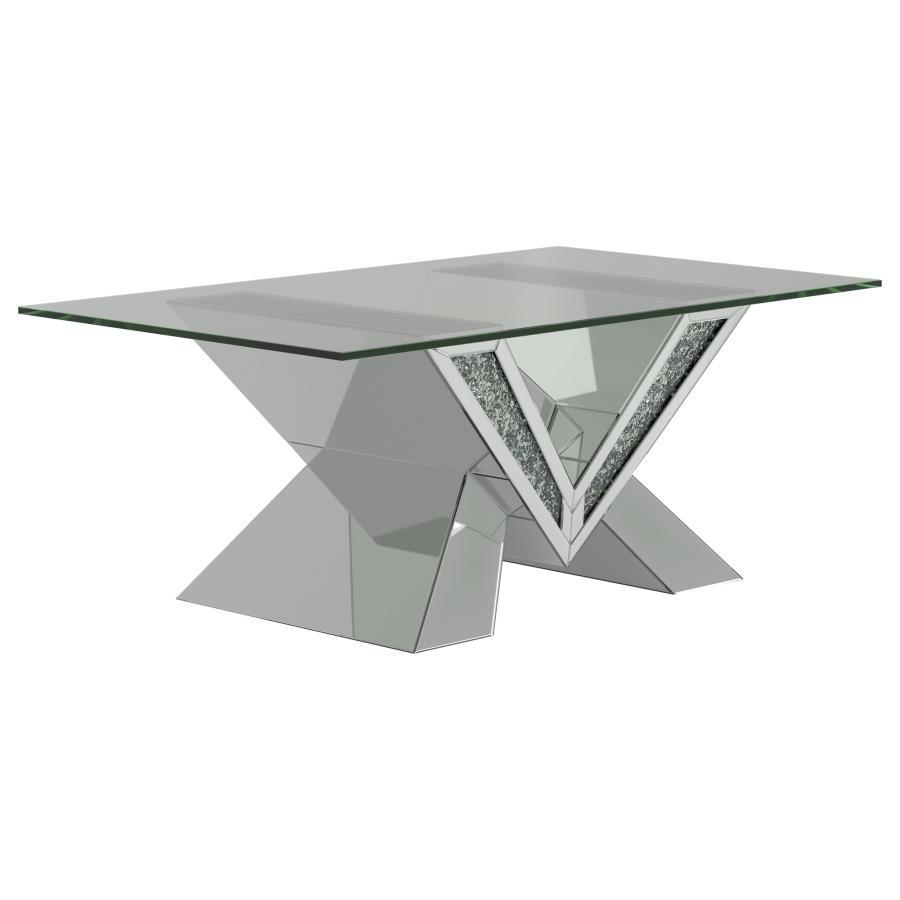 Taffeta - Mirrored Coffee Table Set Coaster Fine Furniture