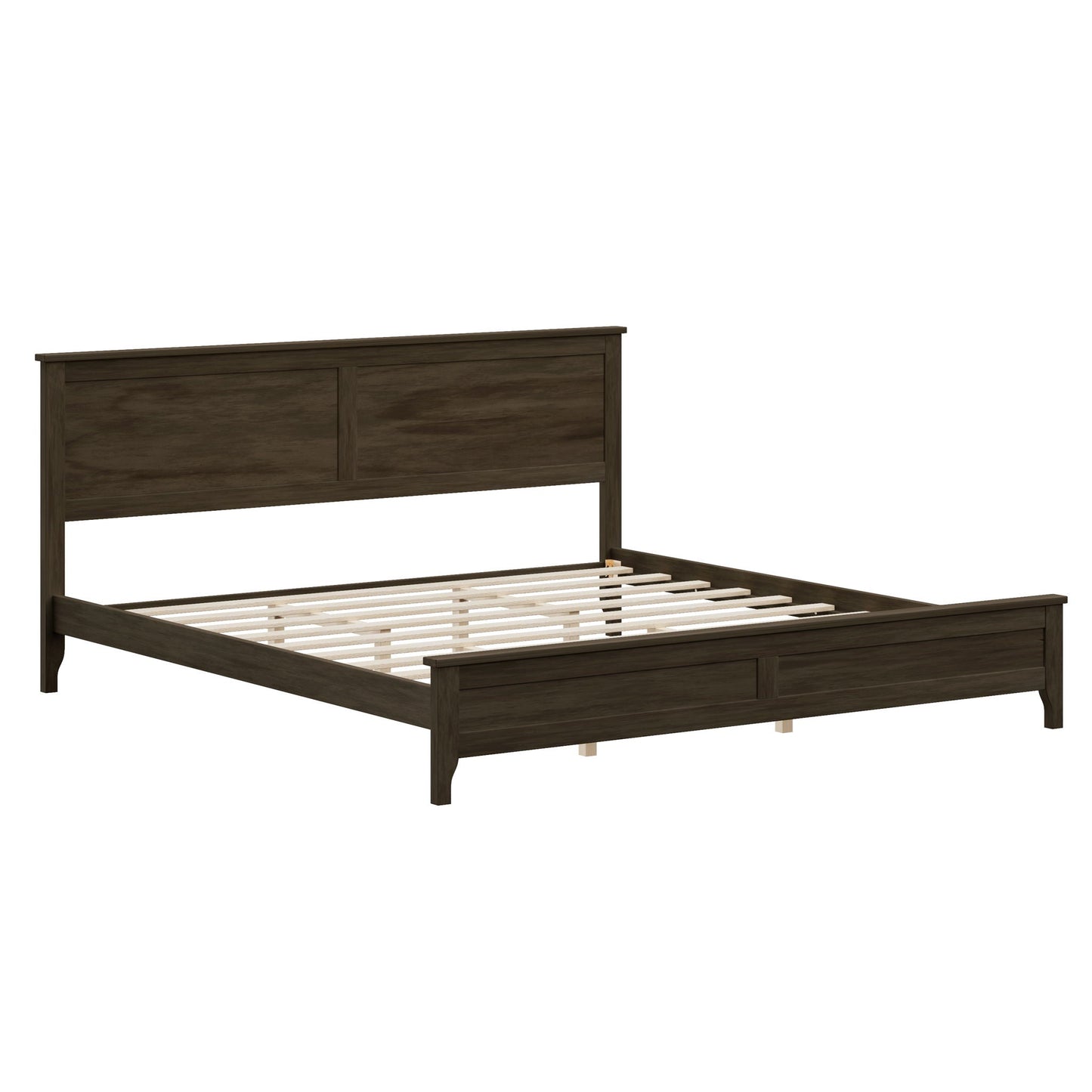Modern Solid Wood Platform Bed Hearth and Haven