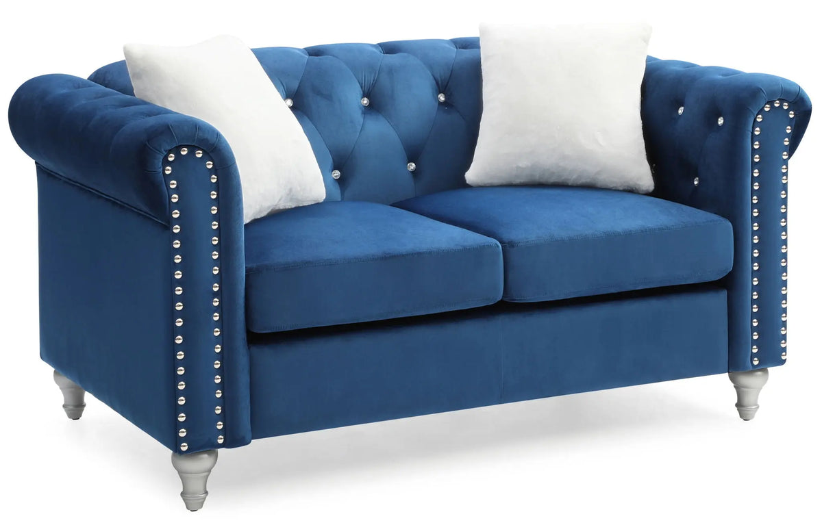 Stylish Contemporary Loveseat Glory Furniture