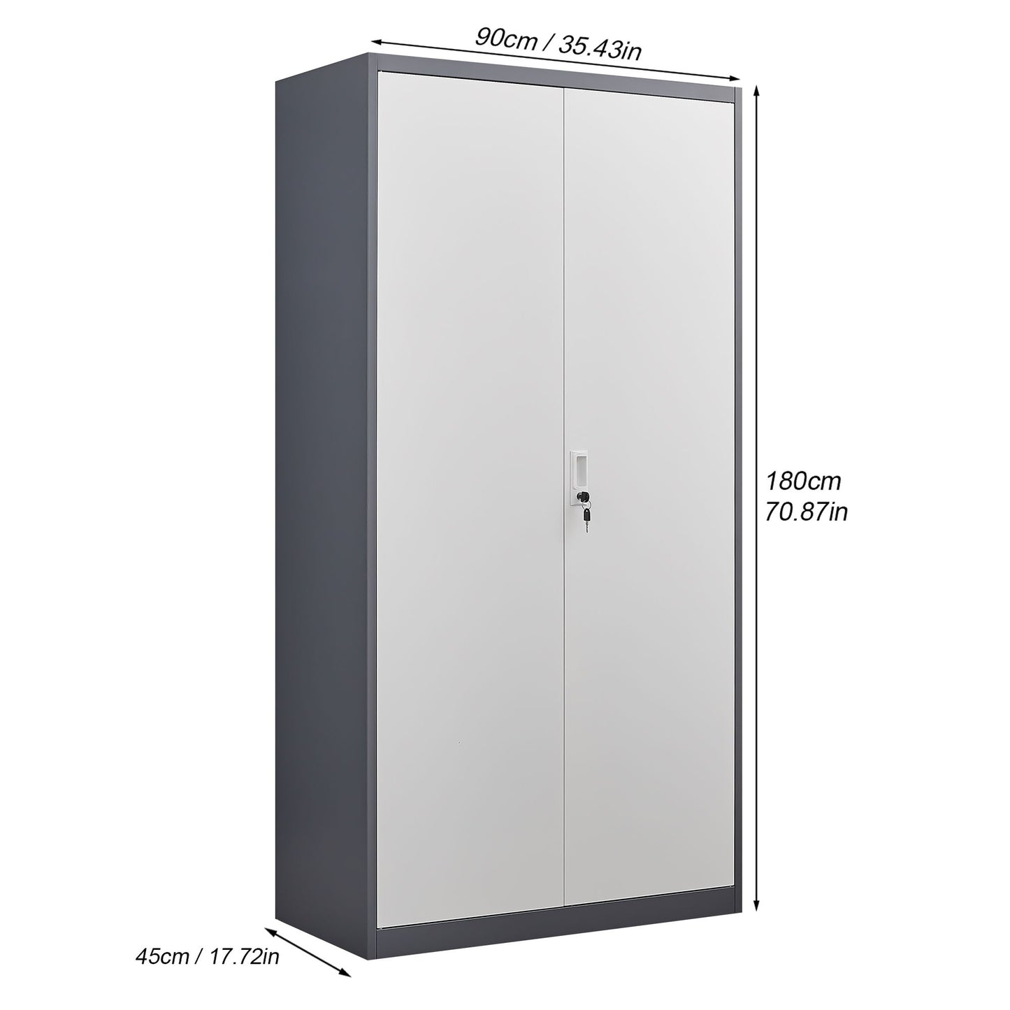 Large Capacity Wardrobe With Hanging Rod And Compartments Daily Nest