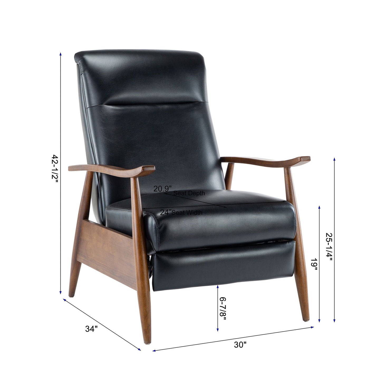 Sarasota - Arm Push Back Recliner Home Essentials