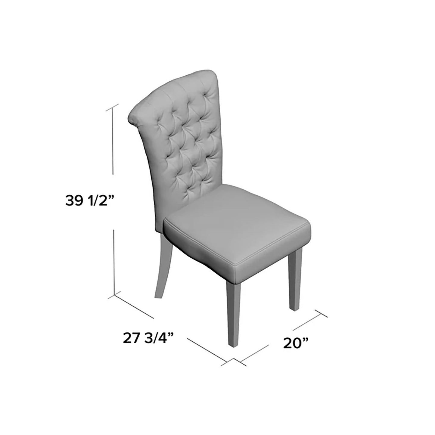 Charlotte - Dining Chair - Black Noble House