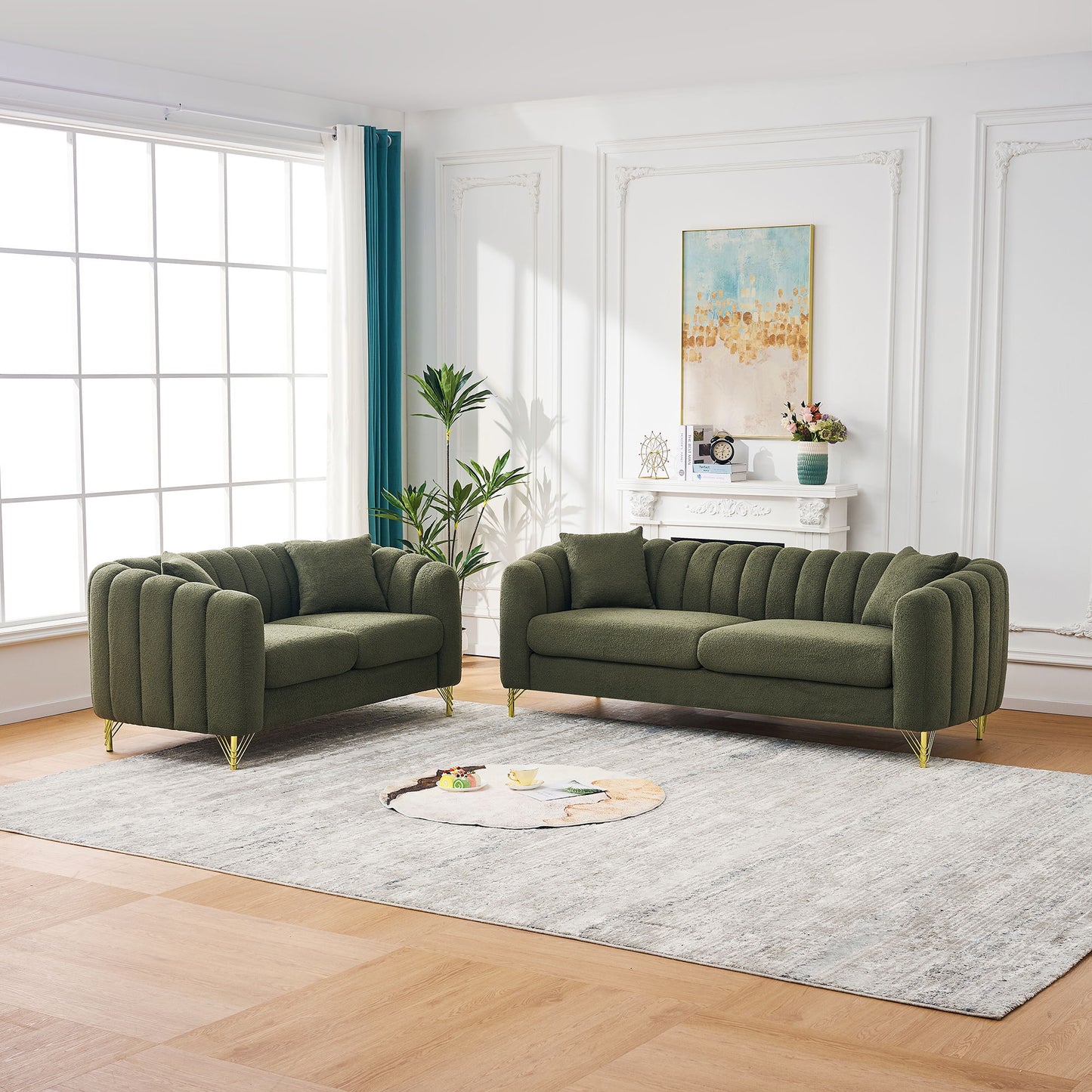 Oversized Sofa, Deep Tufted Couch Home Essentials