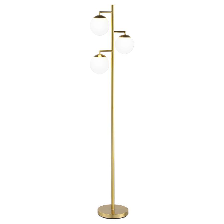 Sena - Spherical Bulb Tree Metal Floor Lamp - Gold Coaster Fine Furniture