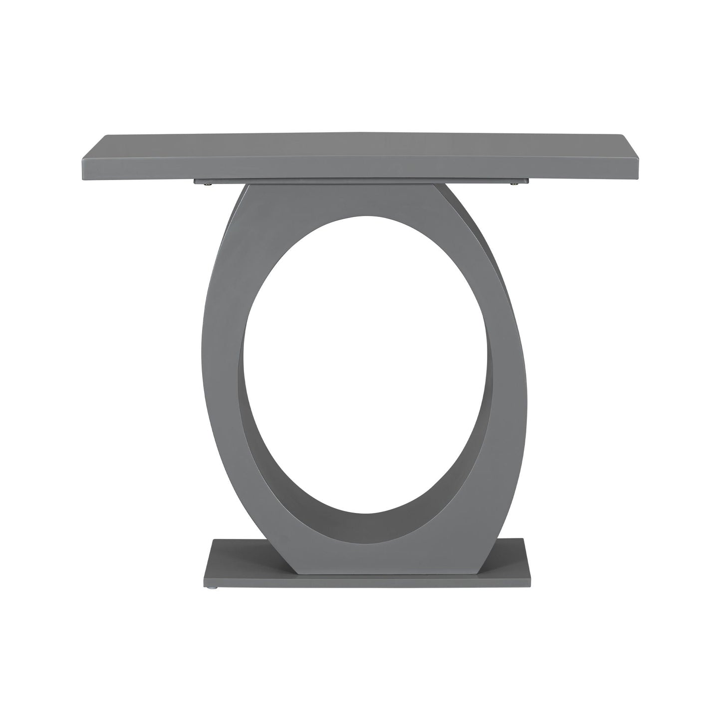 Console Table With Oval Base And Reinforced Bottom Plate Noble House
