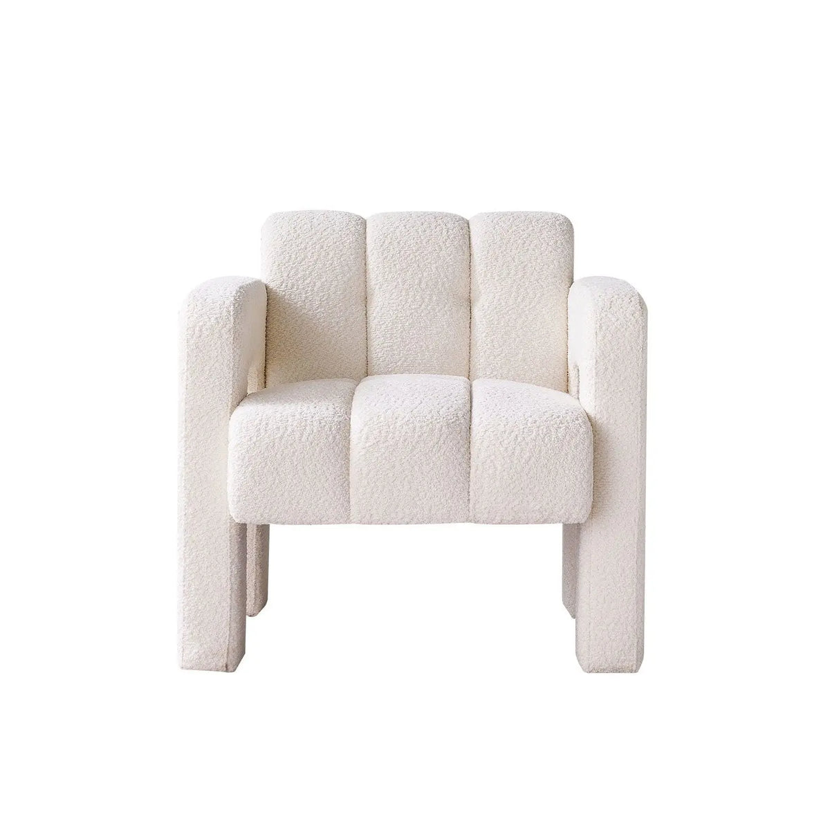 31.10" Boucle Upholstered Accent Chair Home Essentials