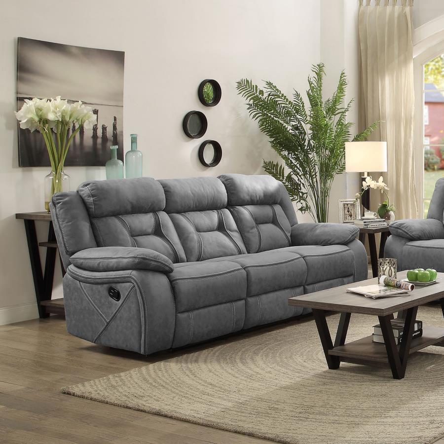 Higgins - Pillow Top Arm Upholstered Motion Sofa CoasterEveryday