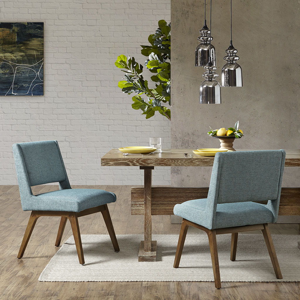 Boomerang - Dining Chair (Set of 2) - Blue INK+IVY