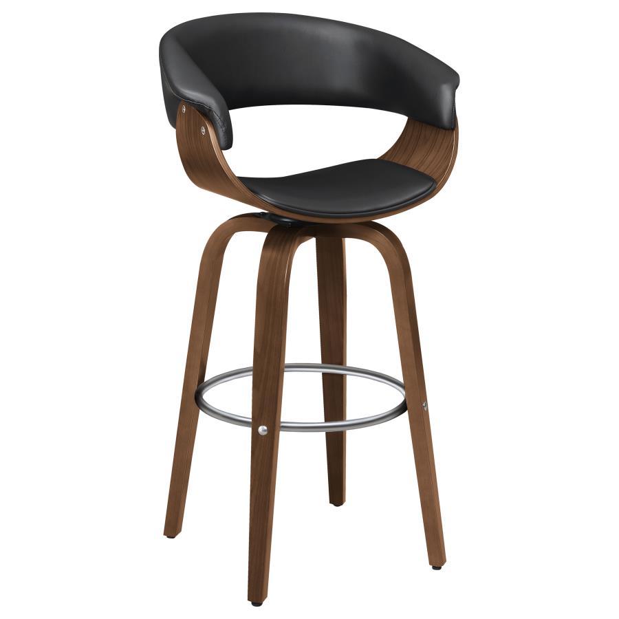 Zion - Upholstered Swivel Bar Stool CoasterEssence