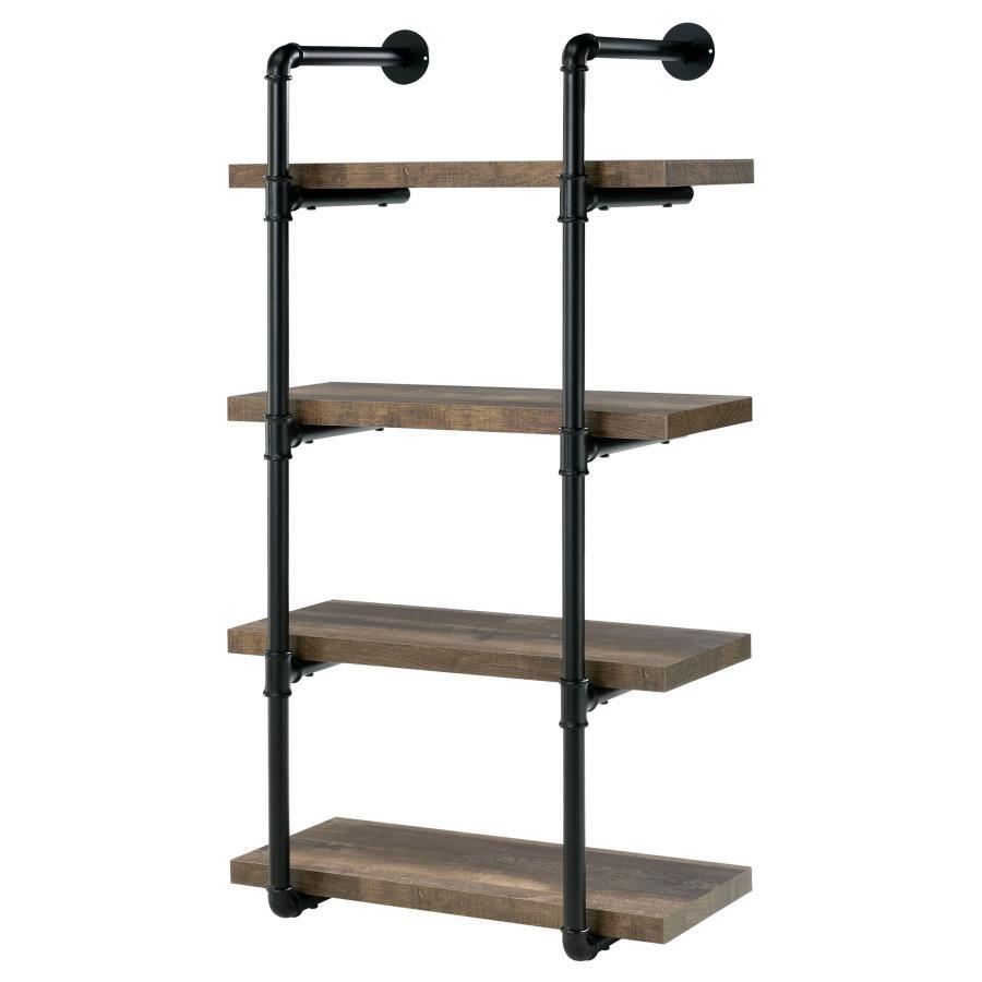 Elmcrest - 4-Shelf Wall Bookshelf CoasterEveryday