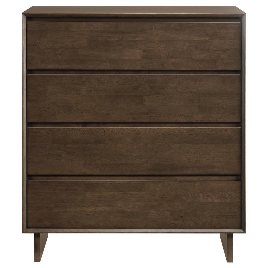 Glenwood - 4-Drawer Chest Of Drawers - Warm Brown Coaster Fine Furniture
