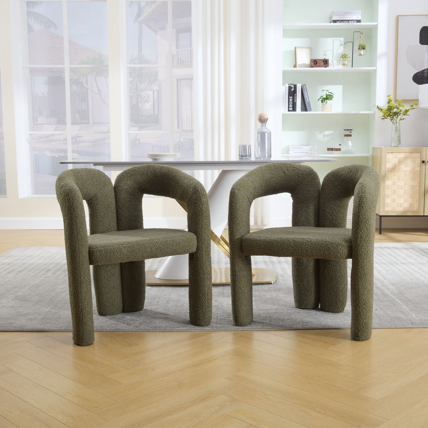 Coolmore Contemporary Designed Accent / Dining Chair With Armrests Home Essentials