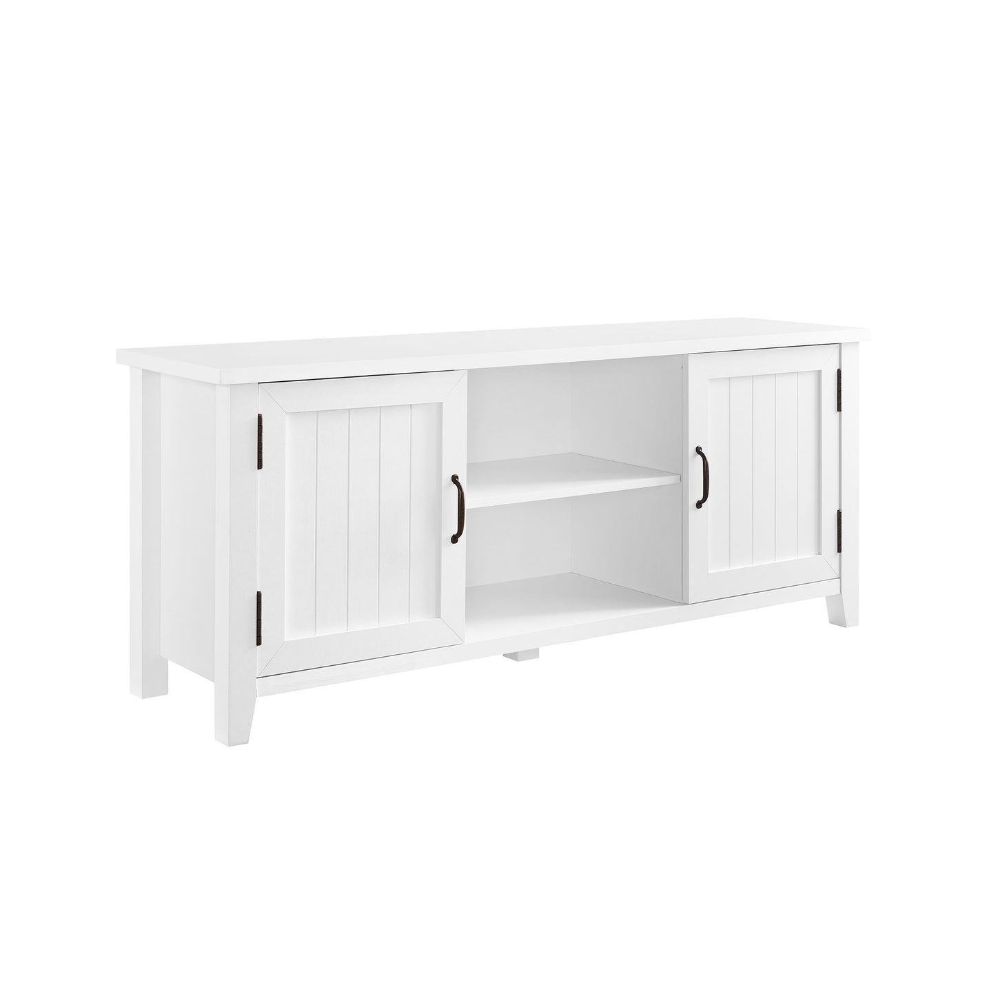 Classic Grooved Door TV Stand For Tvs Up To 65" Walker Edison