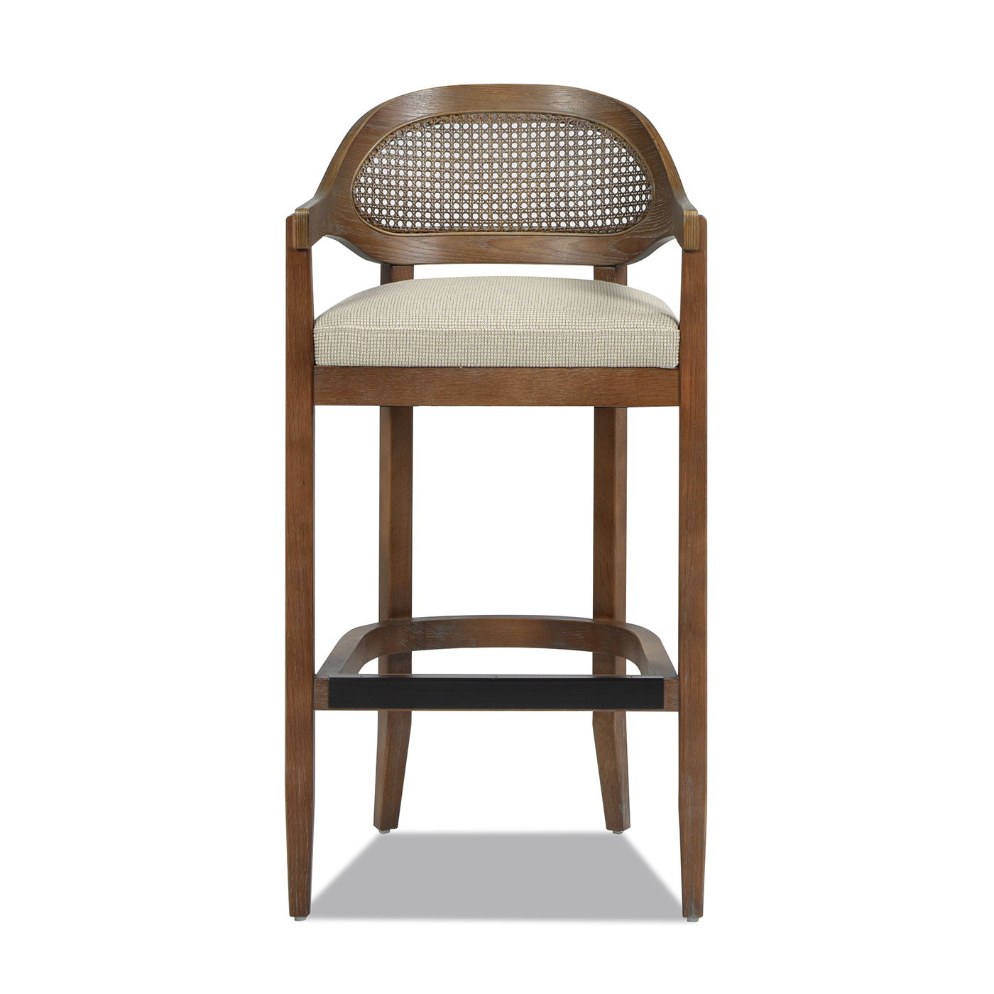 Americana - Mid-Century Modern Cane Back Counter Stool Jennifer Taylor Home