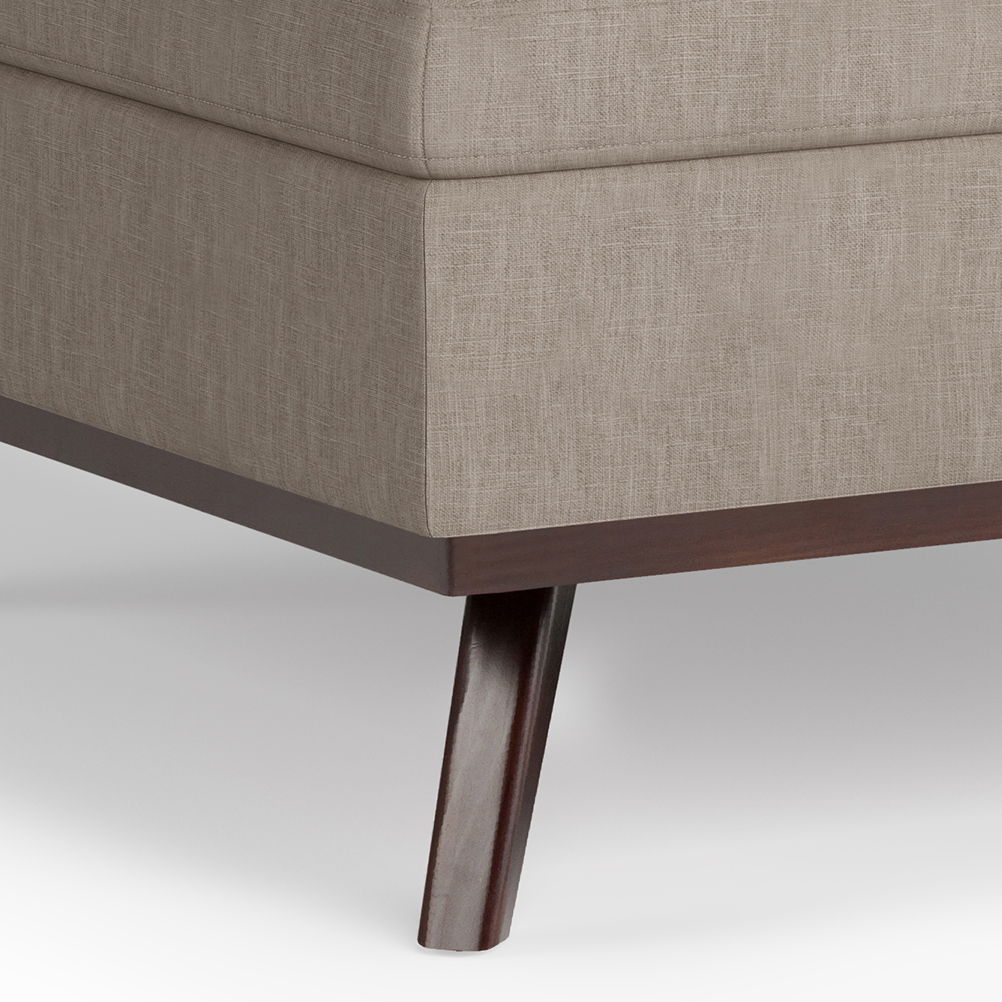 Owen - Multifunctional Square Coffee Table Storage Ottoman Simpli-Home