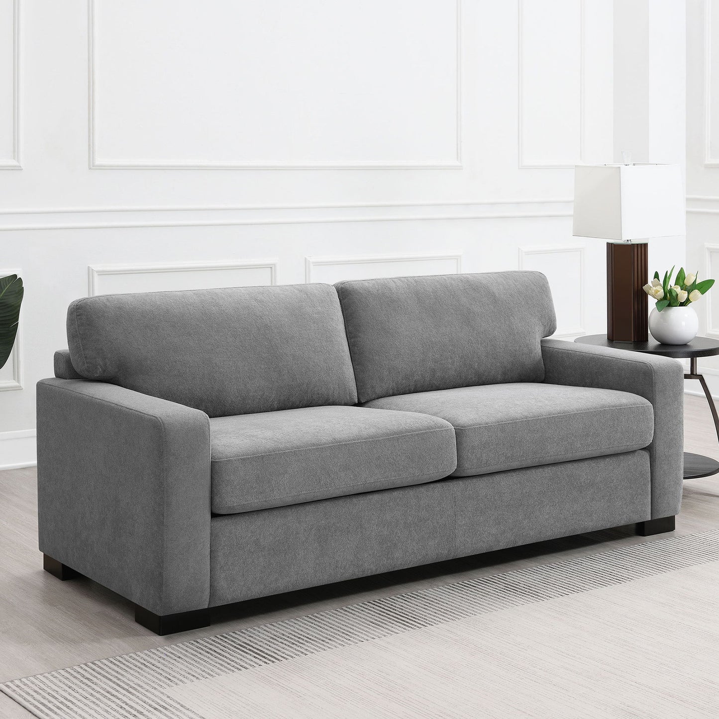 Vicente - Sleeper Sofa With Queen Mattress - Gray Furniture Max