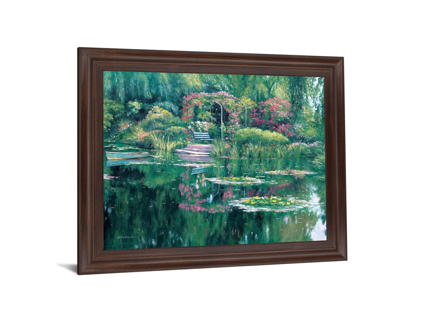 Floral Oasis Retreat - 28" x 34" Framed Wall Art Classy Art