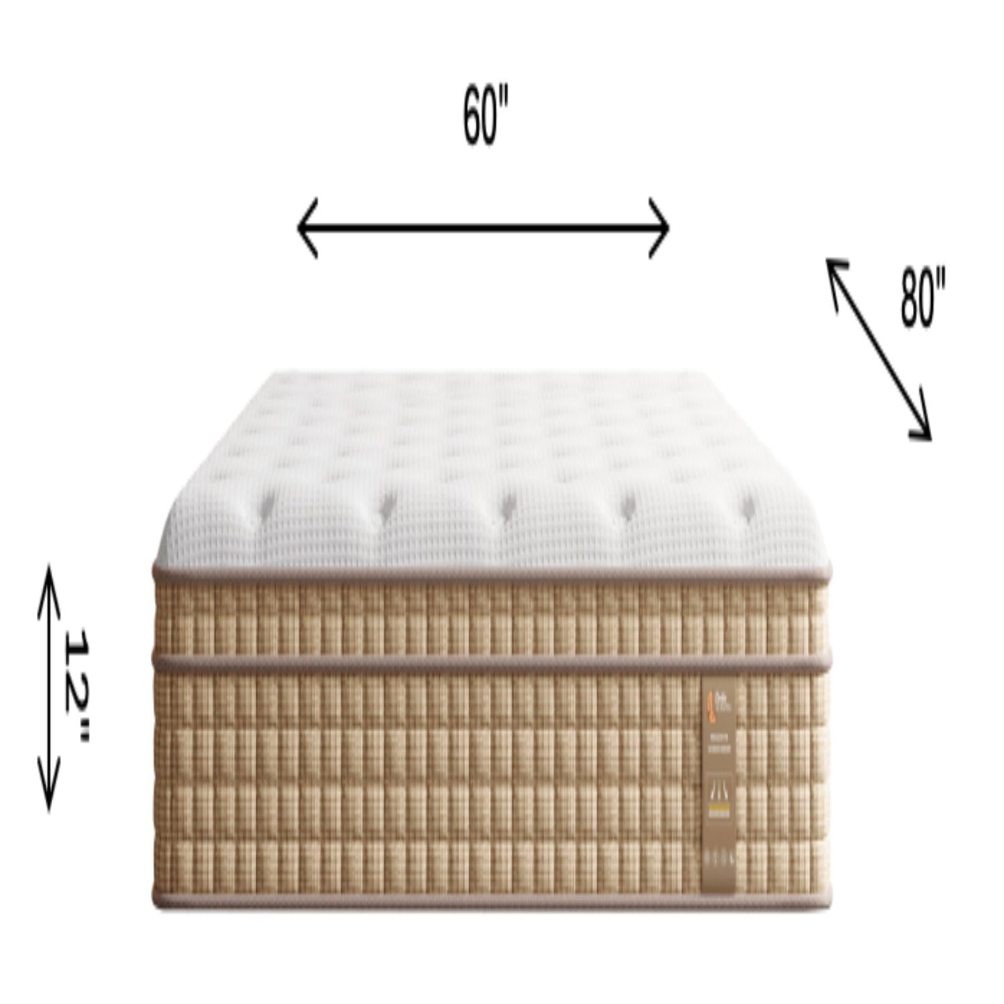 12" Hybrid Mattress With Innersprings & Gel Memory Foam Somnus Mattress USA