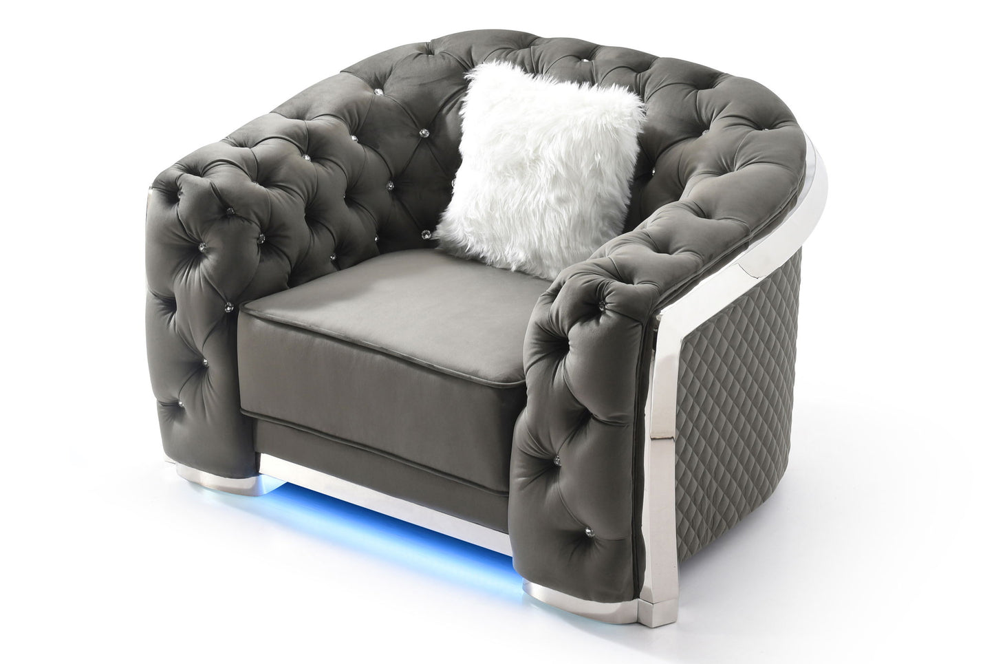 Sophisticated Accent Chair - Gray Glory Furniture