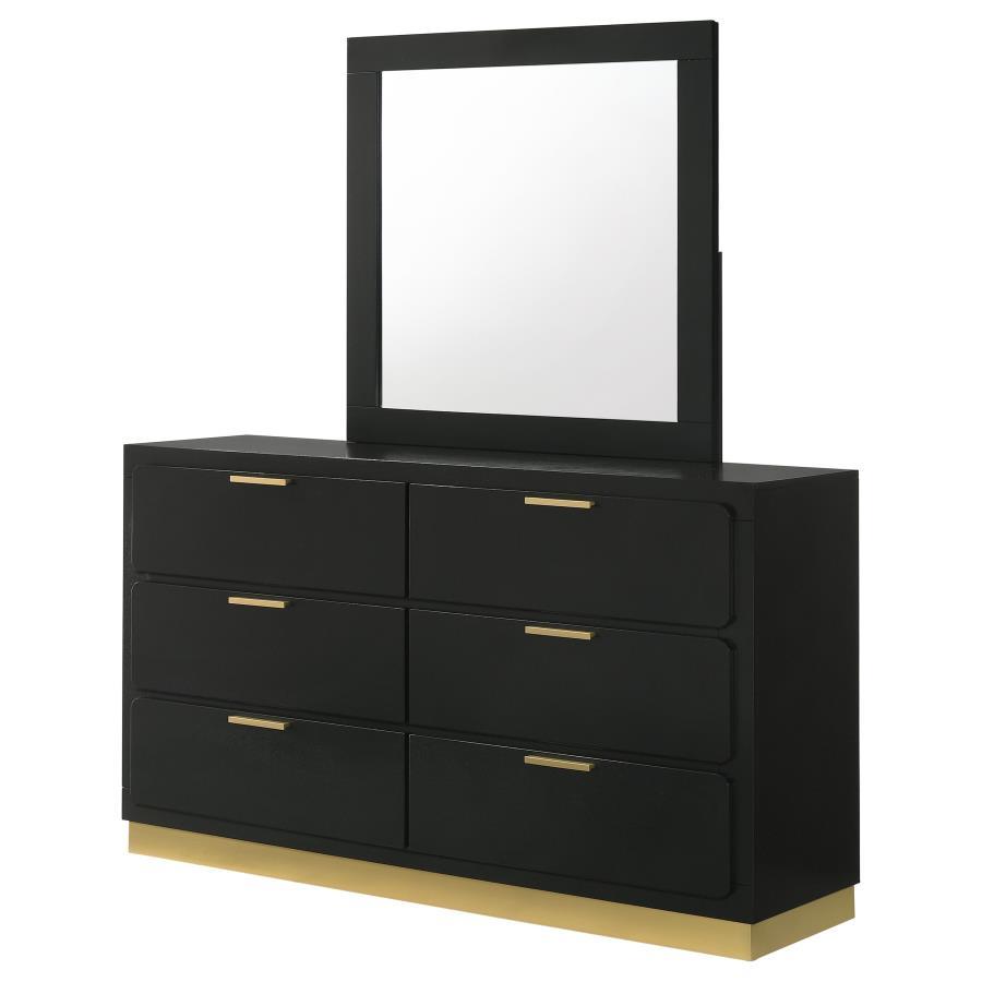 Caraway - 6-Drawer Bedroom Dresser With Mirror Coaster Fine Furniture