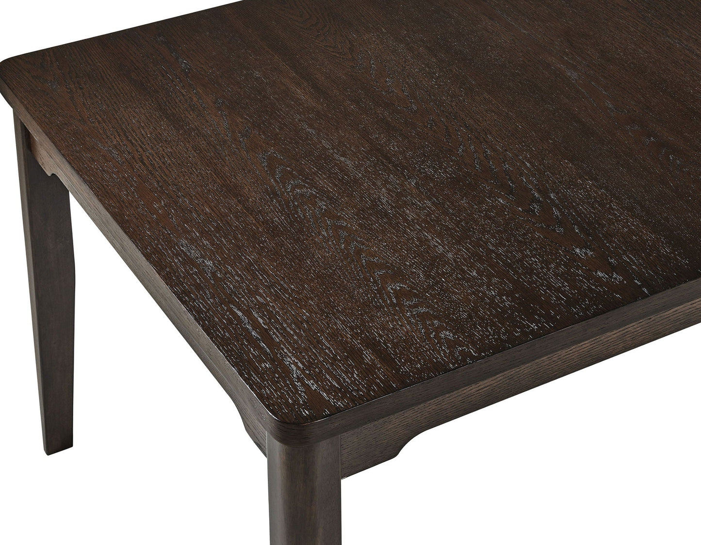 Higgins - Dining Table - Dark oak Crown Mark