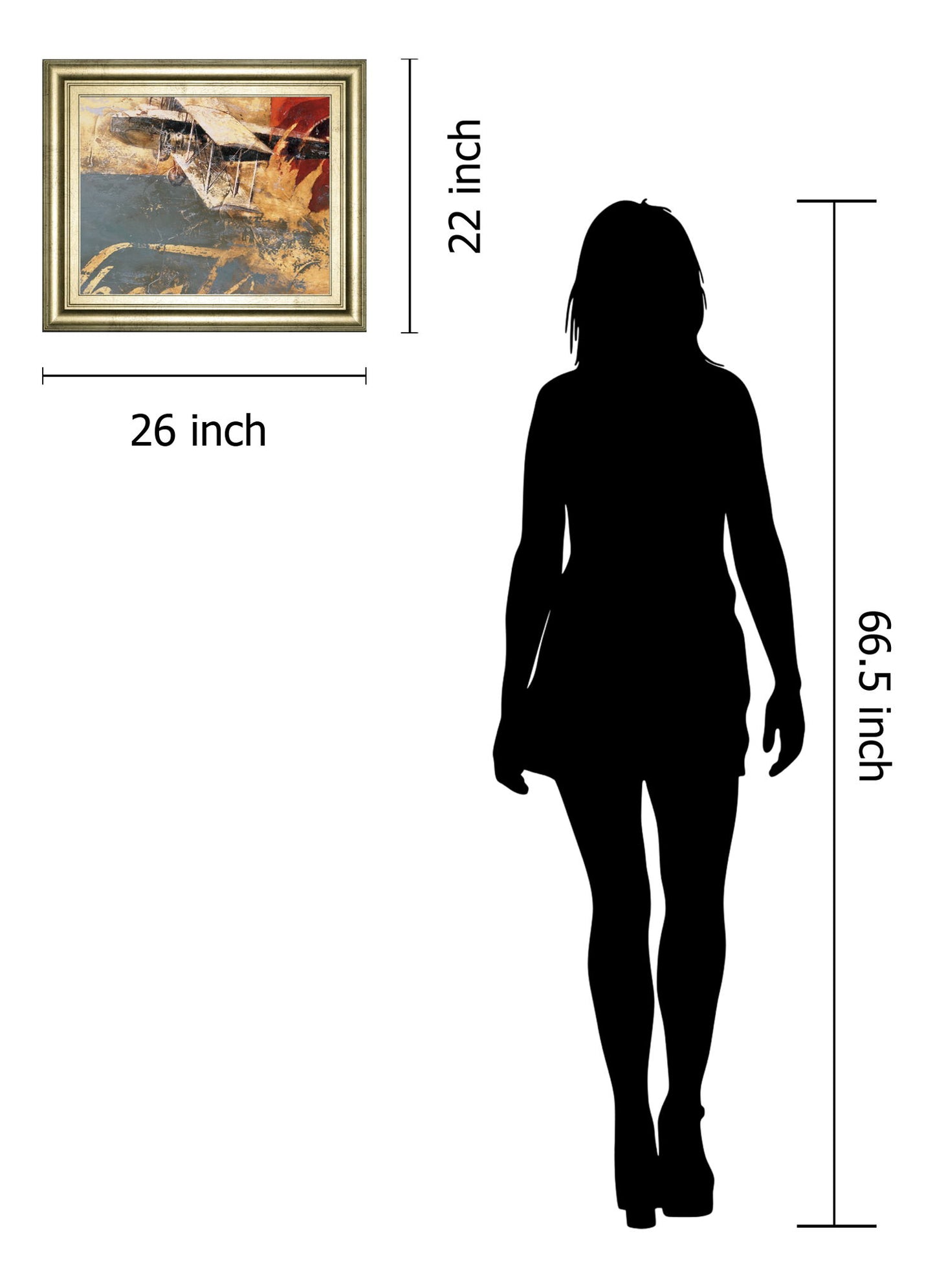 Wheels And Wings By Aliaga, C. - Framed Print Wall Art - Blue