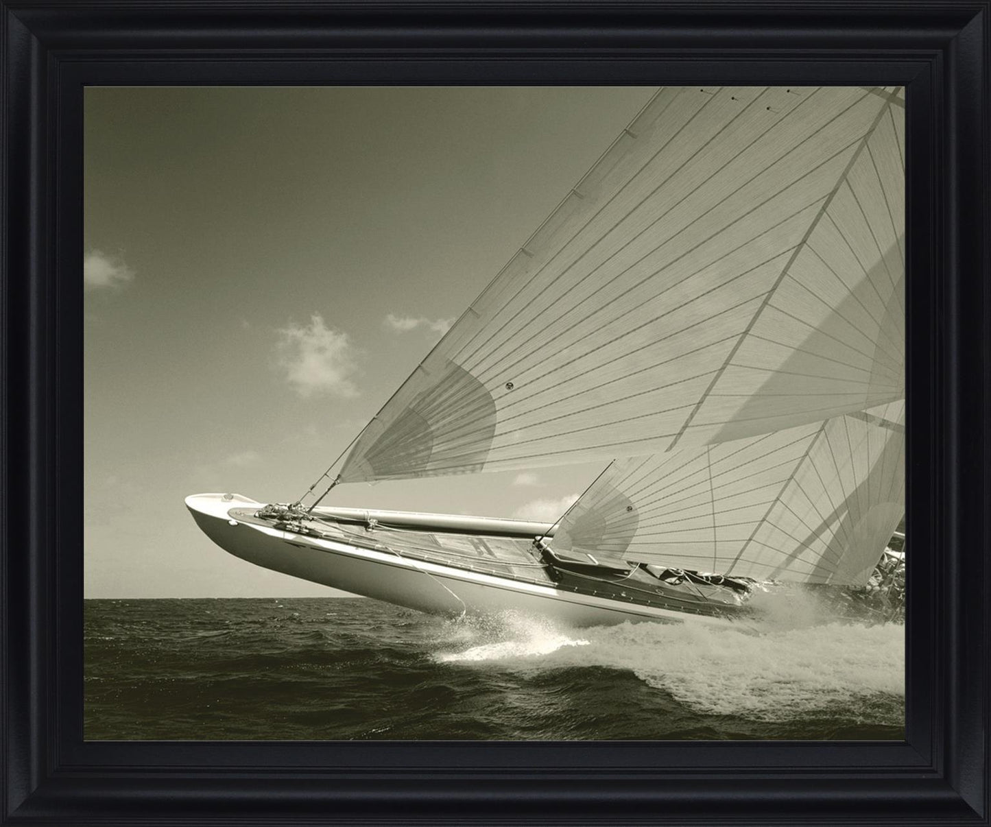 Windborne Racer - 28" x 34" Framed Wall Art Classy Art