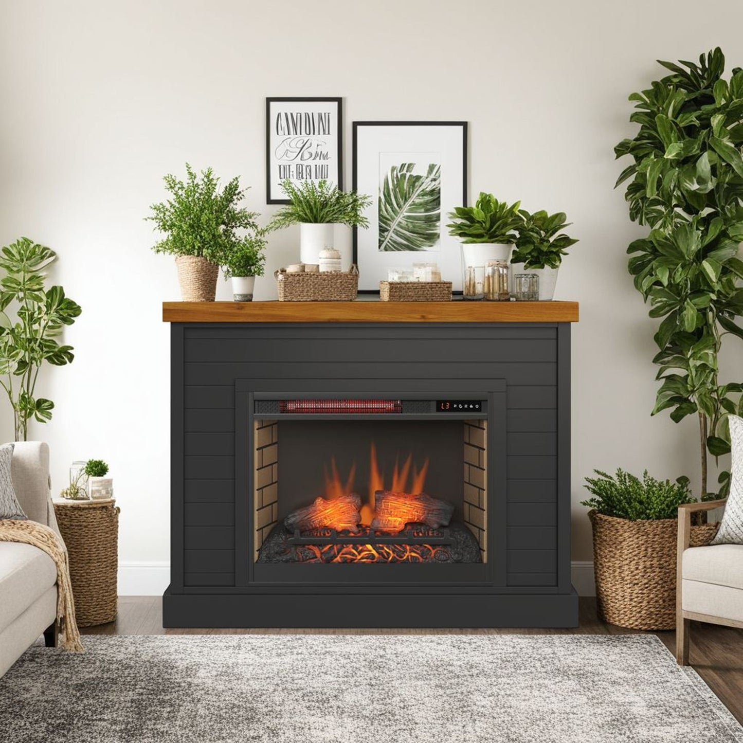 Washington - 48" Fireplace With Mantel Legends