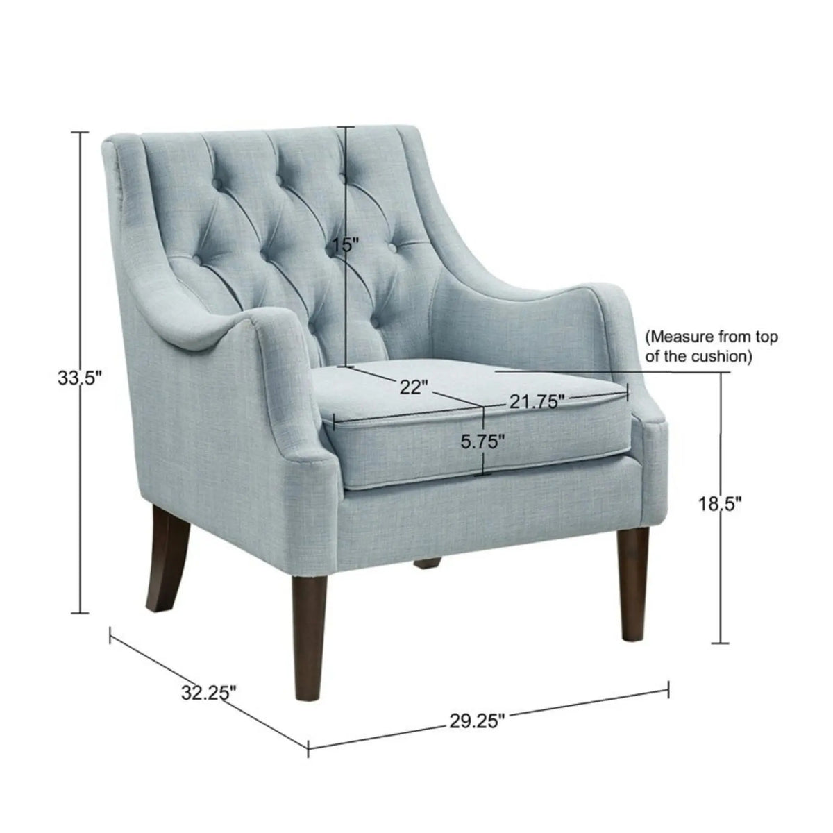 Qwen - Button Tufted Accent Chair JLA