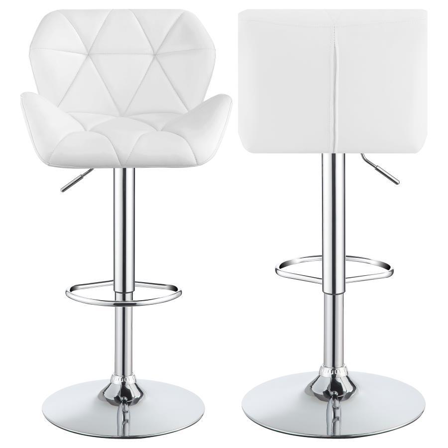 Berrington - Upholstered Adjustable Bar Stools (Set of 2) CoasterEveryday