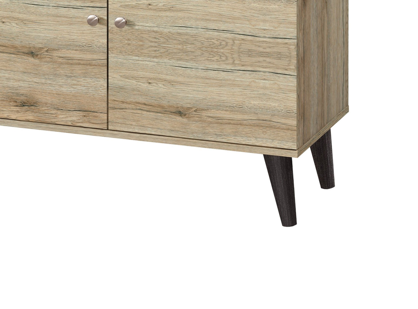 Amidon - TV Stand, With 2 Storage Shelves And 1 Cabinet US Pride