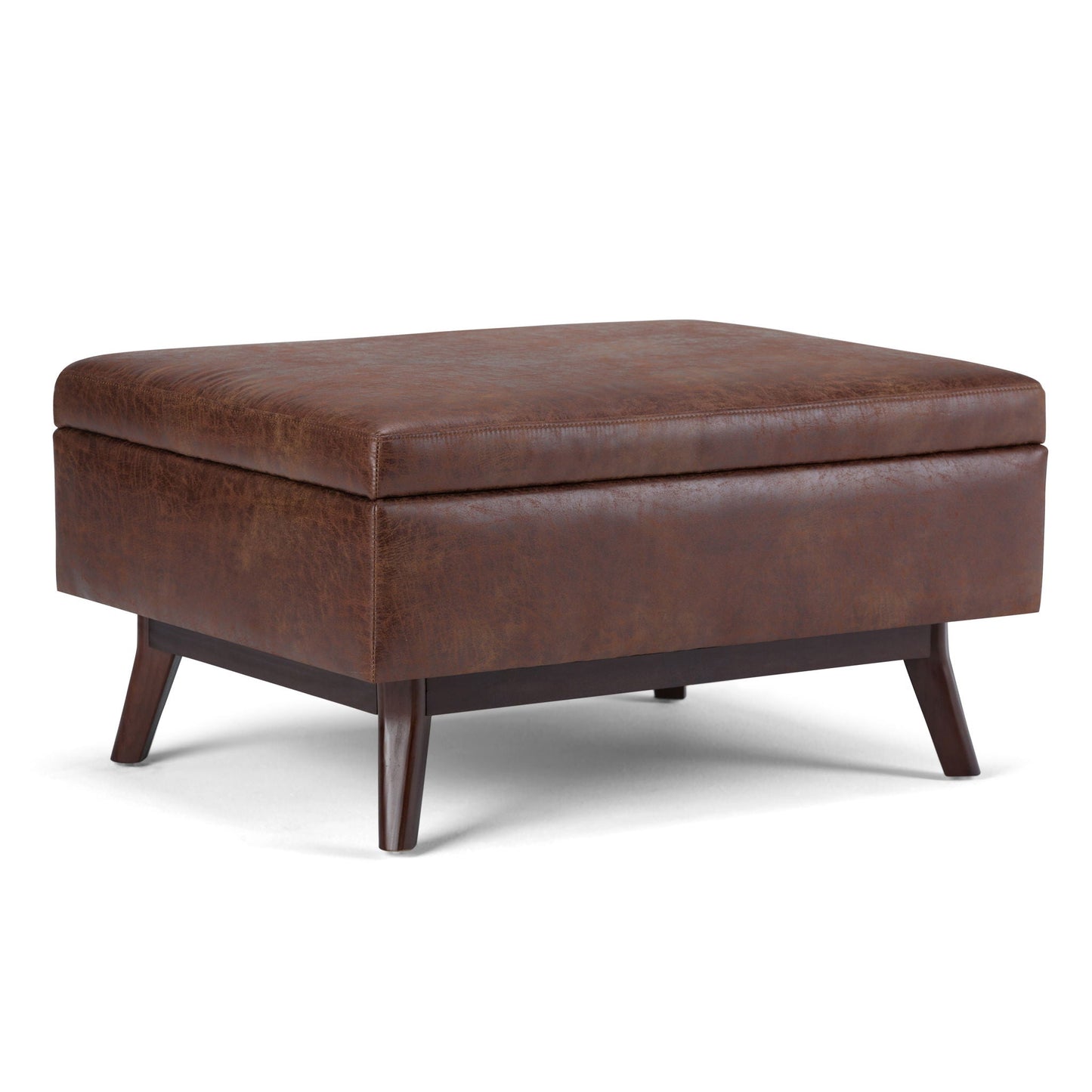 Owen - Upholstered Rectangular Storage Ottoman Simpli-Home
