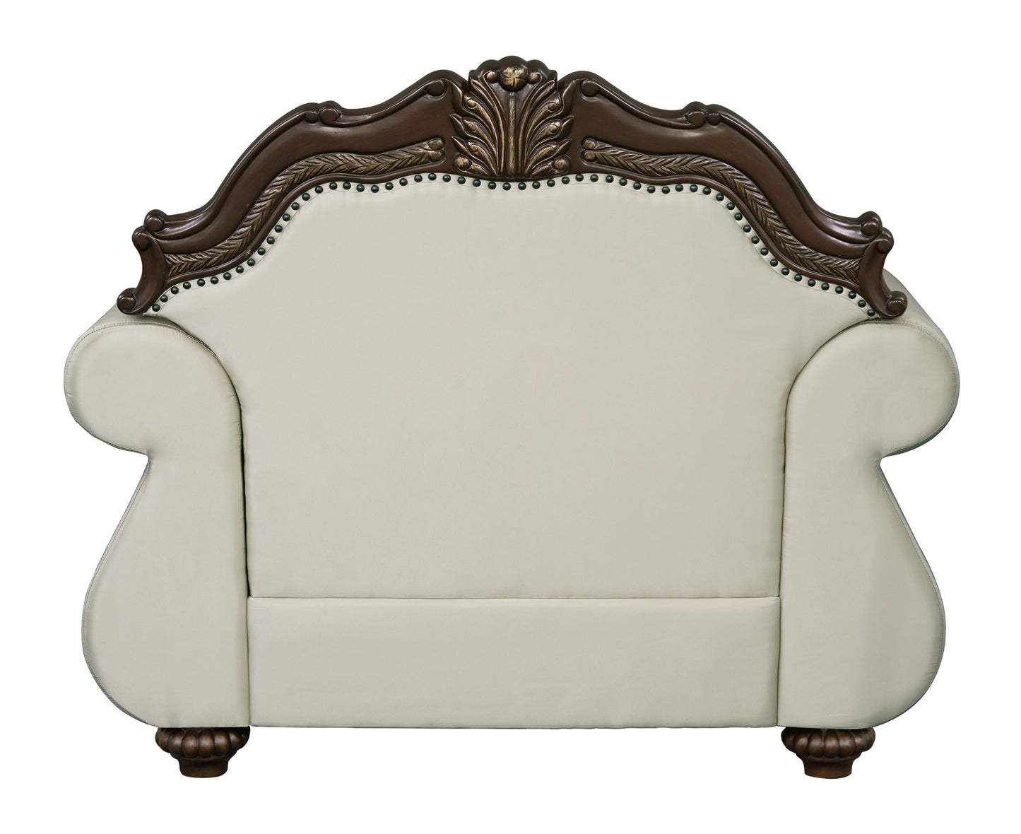 Pierce - Chair With Pillow - Beige / Cherry Acme