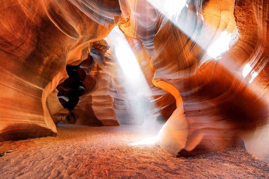 Temp Glass With Foil - Antelope Canyon - Orange Classy Art