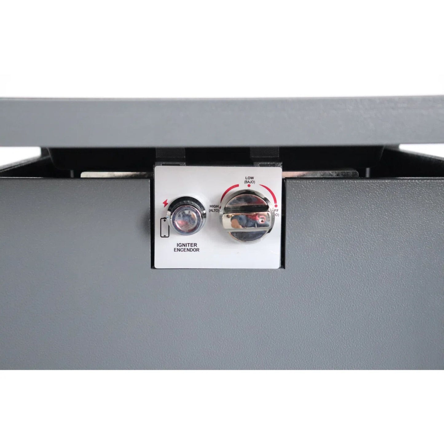 Outdoor Fire Pit Table With Lid - Gray LSI Patio Furniture