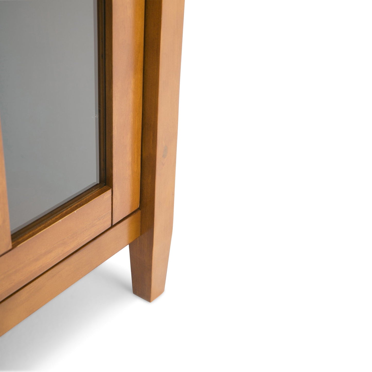 Warm Shaker - Handcrafted Low Storage Cabinet Simpli-Home