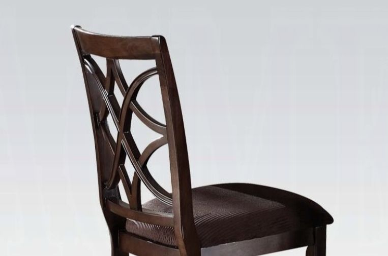 Keenan - Side Chair (Set of 2) - Brown / Dark Walnut Acme