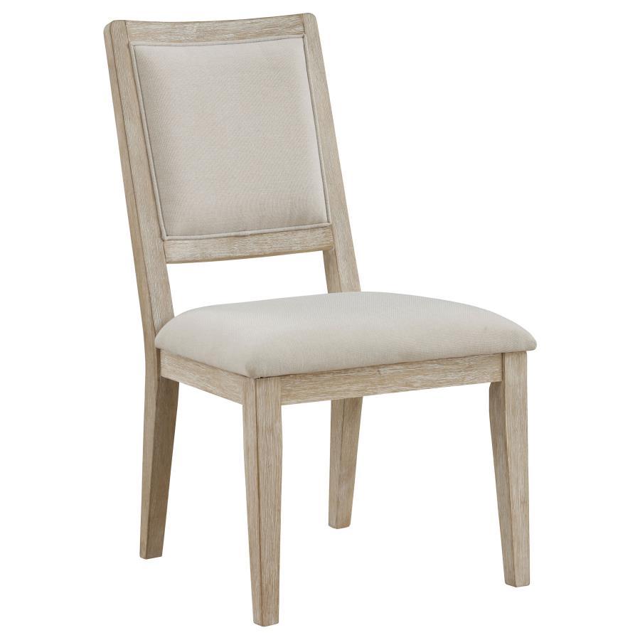 Trofello - Cushioned Dining Side Chair (Set of 2) - White Washed Coaster Fine Furniture