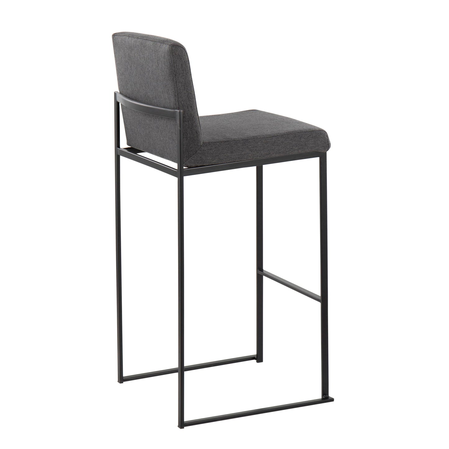 Fuji - Contemporary High Back Barstool Elegant Design Lumi Source