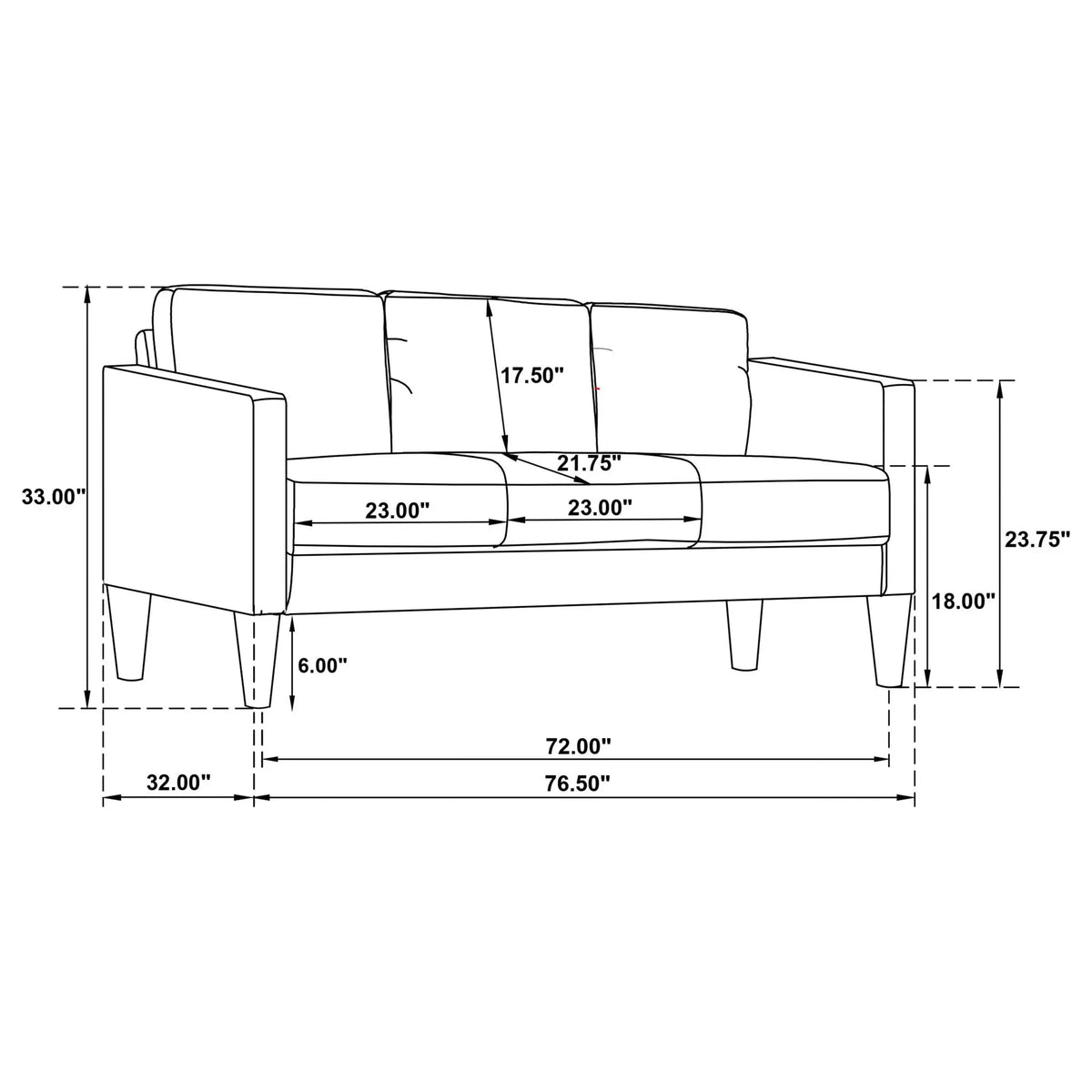Farallone - Track Arm Sofa Set Furniture Max