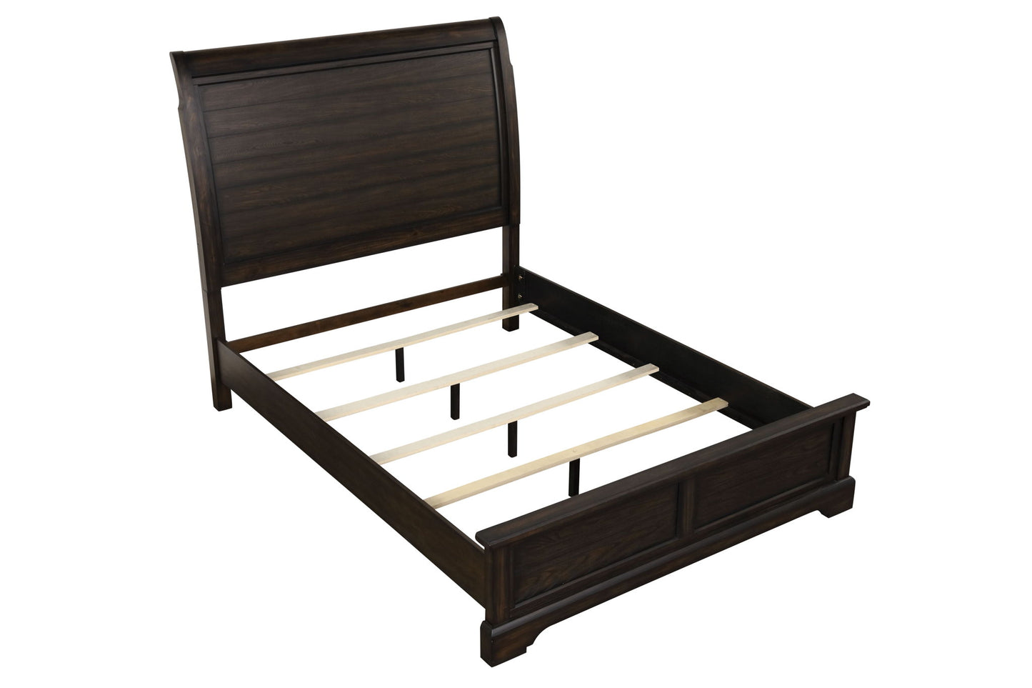 Crafted Sleigh Bed Bernards Furniture