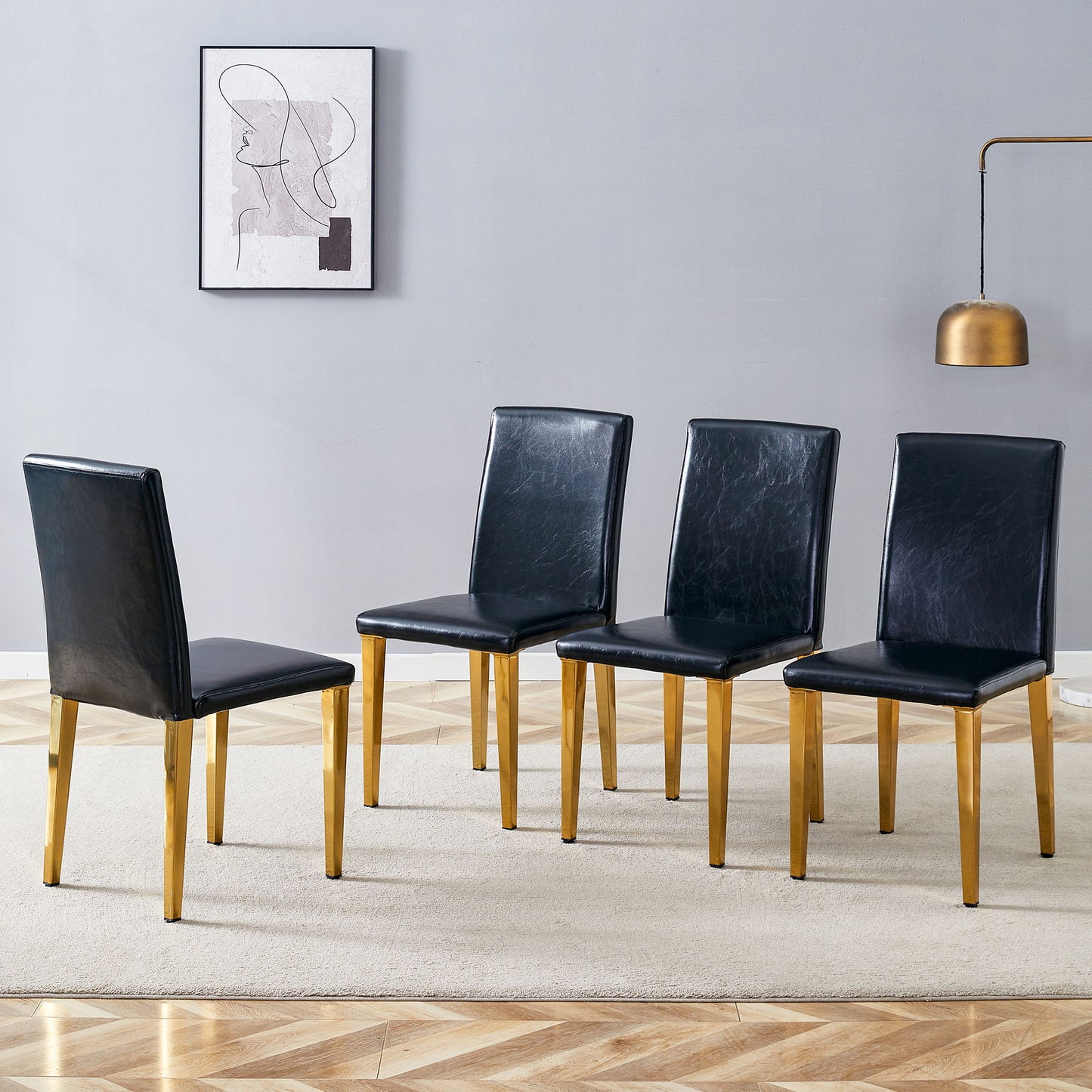 Modern Dining Chairs With Metal Legs Home Essentials