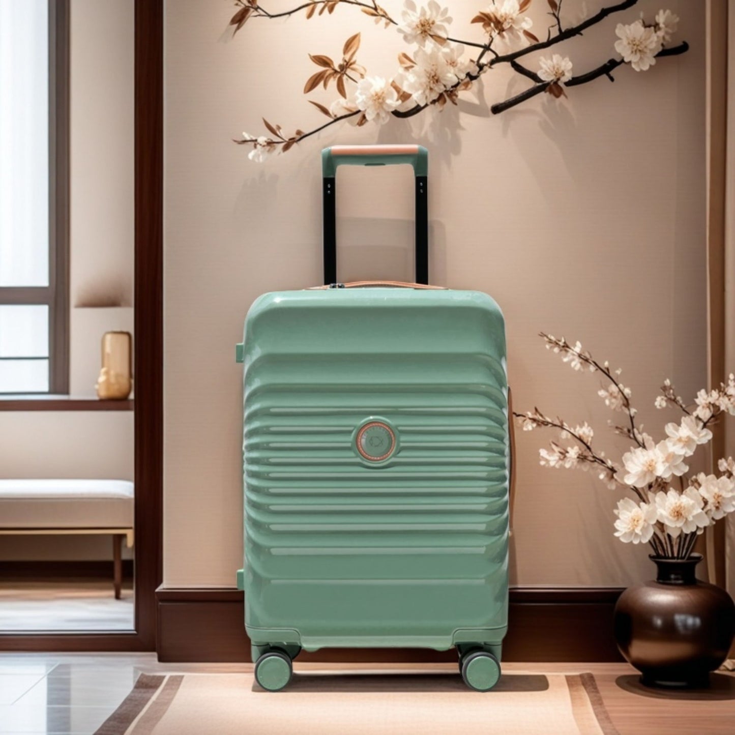 20" Carry On Luggage Lightweight Suitcase Tsa Lock, USB Port, Spinner Wheels Daily Nest