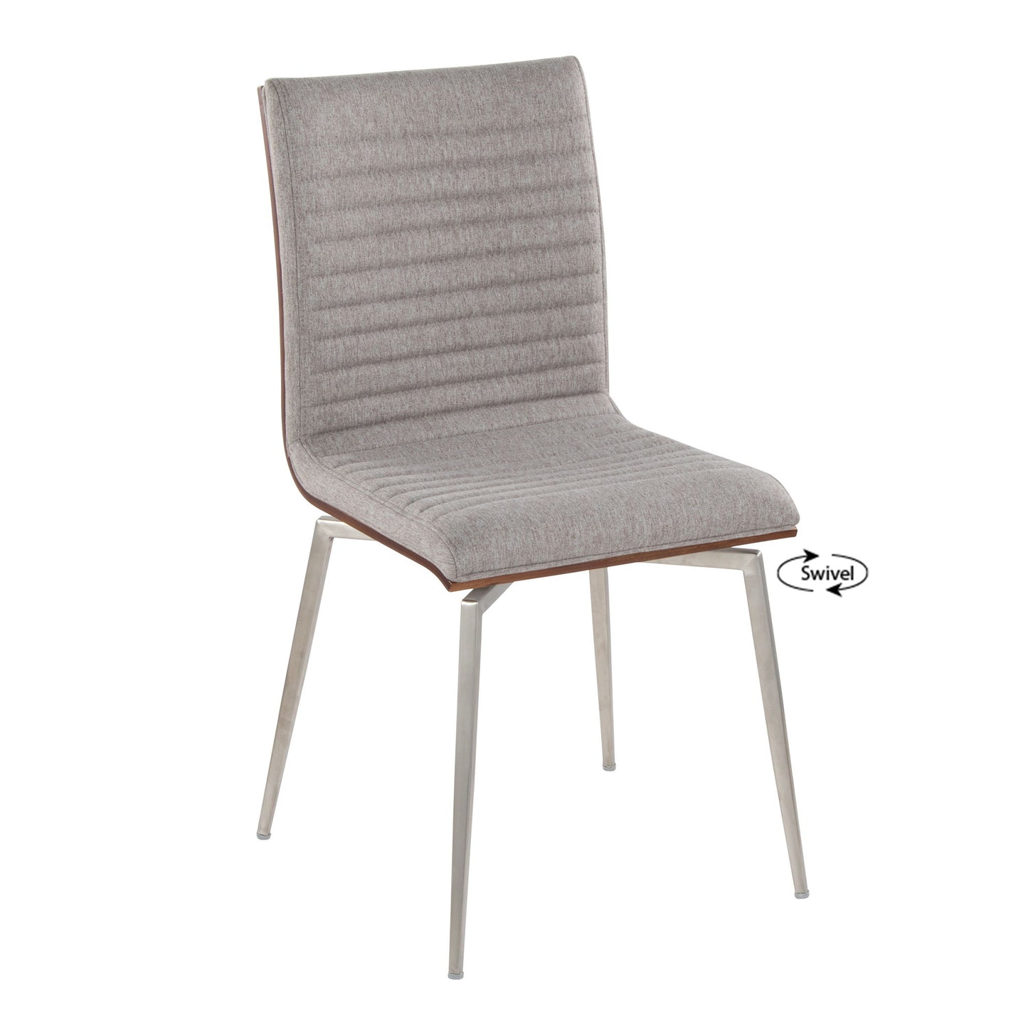 Mason - Contemporary Dining Chair (Set of 2) With Swivel Lumi Source