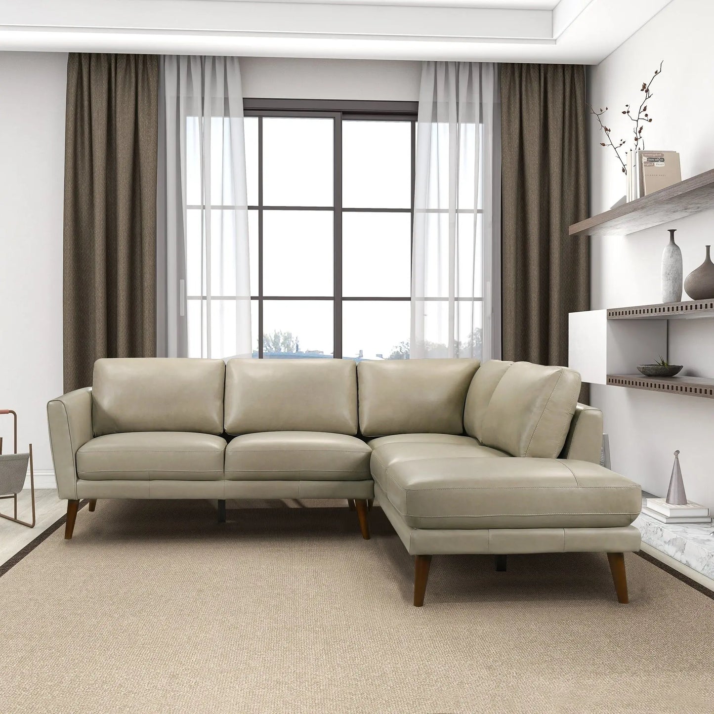 Benson - Sectional Sofa With Chaise Ashcroft Furniture