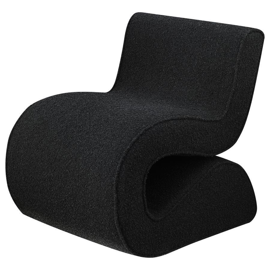 Ronea - Boucle Upholstered Armless Curved Chair Coaster Fine Furniture