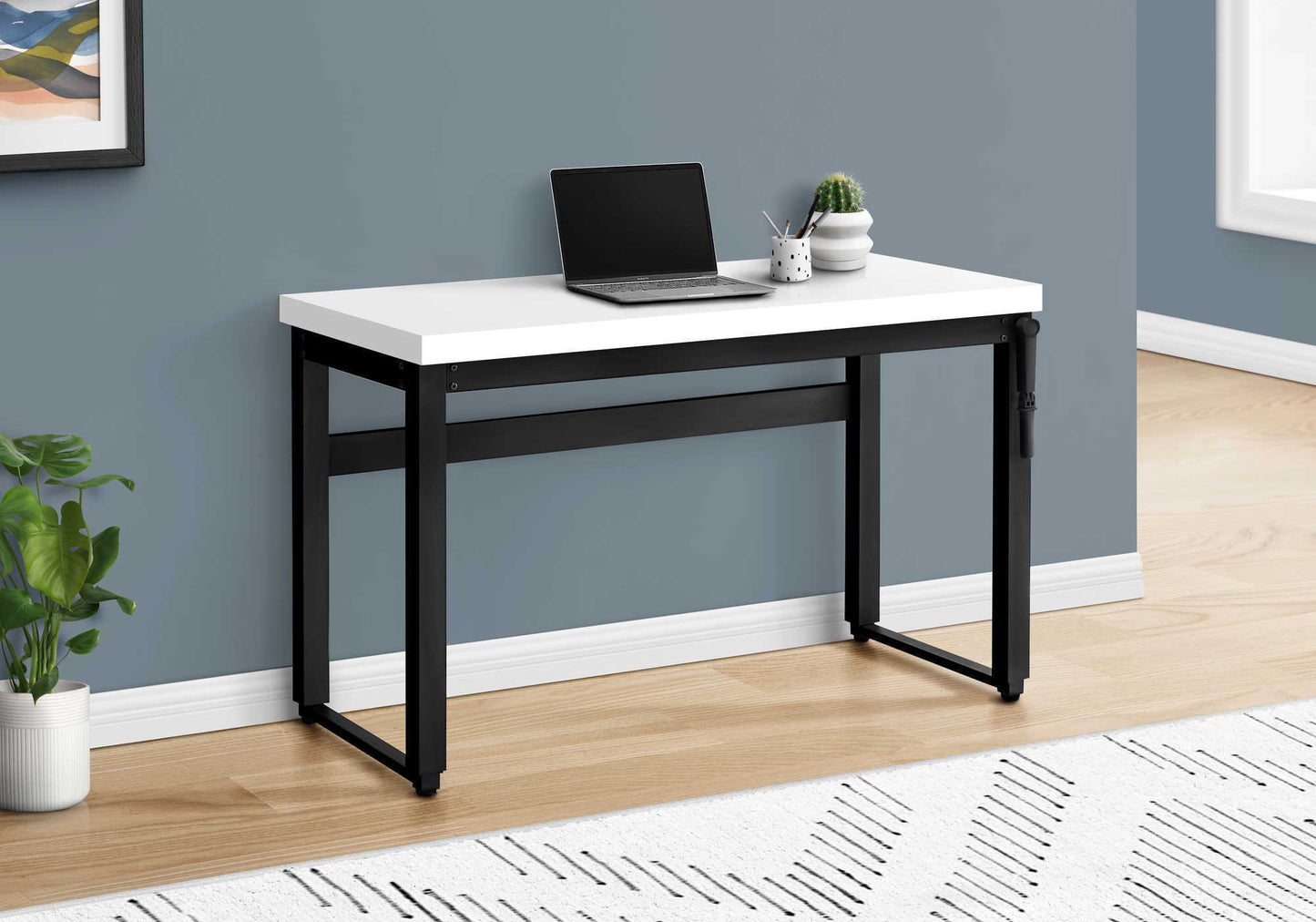 Computer Desk, Home Office, Standing, Adjustable, Laptop, Contemporary & Modern 8th Street