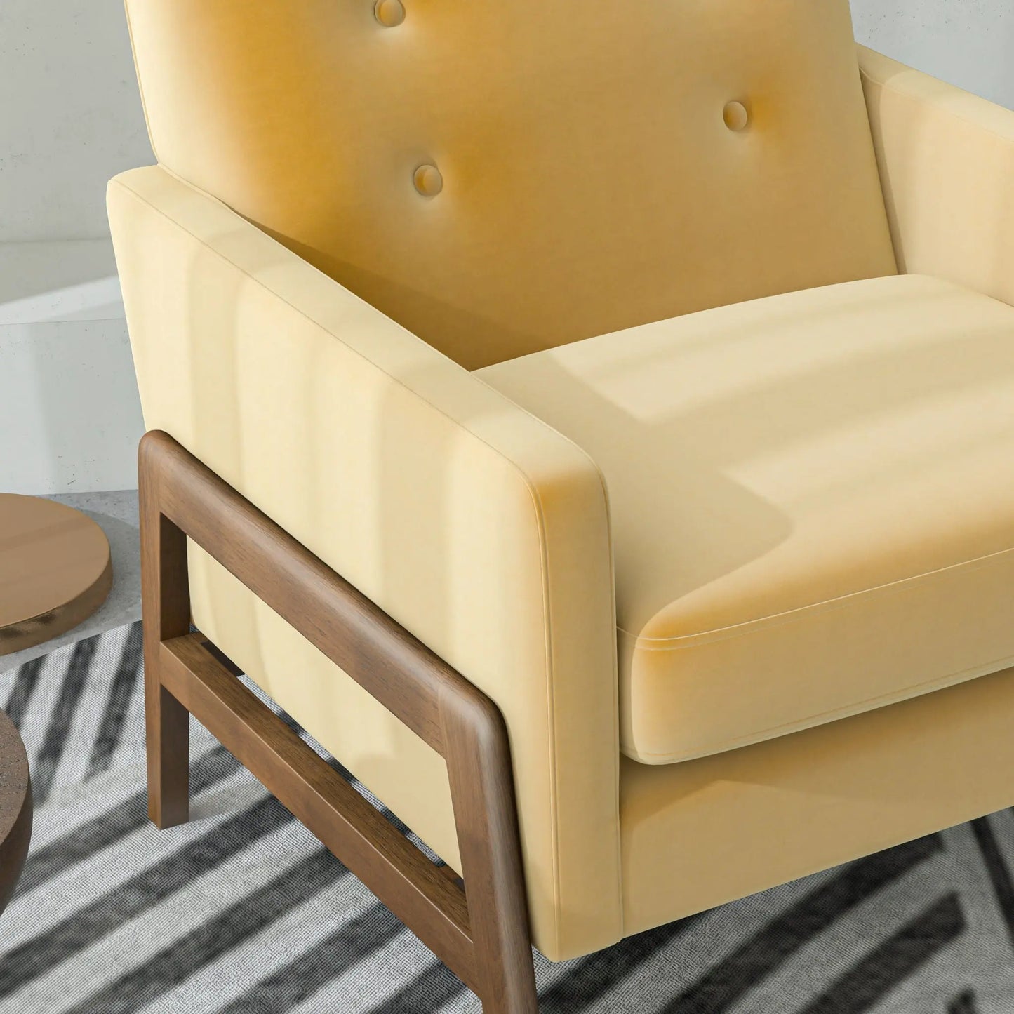Cole - Solid Wood Lounge Chair Ashcroft Furniture